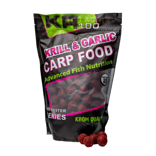 [KRB200101] KROM QUALITY KR100 BOILIES KRILL & GARLIC 20mm 800g KRB200101