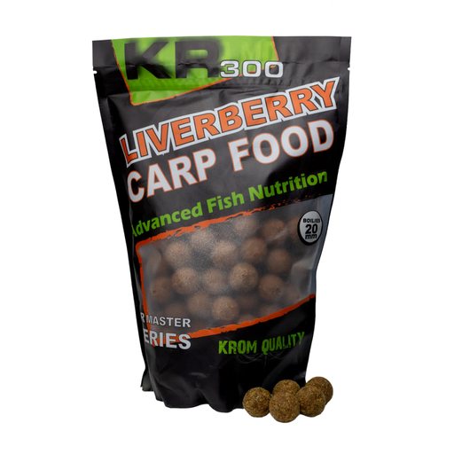 [KRB200102] KROM QUALITY KR300 BOILIES LIVERBERRY 20mm 800g KRB200102
