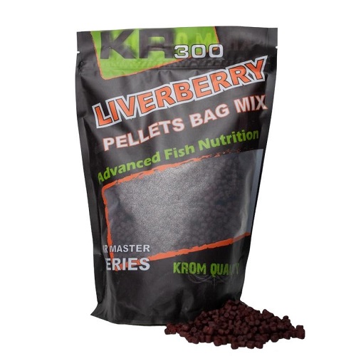 [KRB000302] KROM QUALITY KR300 PELLETS BOLSA MIX LIVERBERRY 4.5MM 800G KRB000302