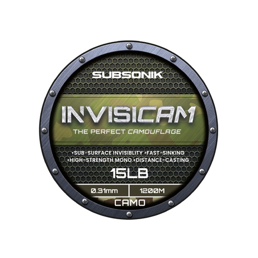 [RC0045] SONIK SUBSONIK INVISICAM 15LB 1200M (0.31mm)