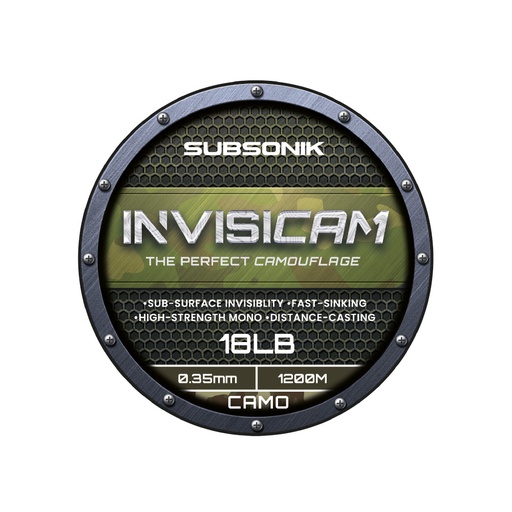 [RC0046] SONIK SUBSONIK INVISICAM 18LB 1200M (0.35mm)