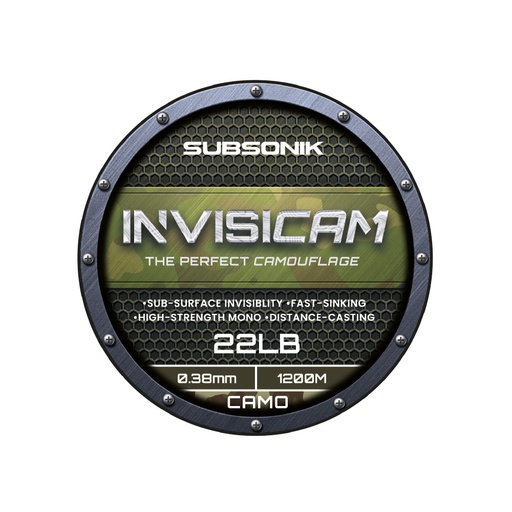 [RC0047] SONIK SUBSONIK INVISICAM 22LB 1200M (0.38mm)