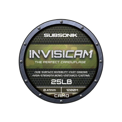 [RC0048] SONIK SUBSONIK INVISICAM 25LB 1200M (0.41mm)