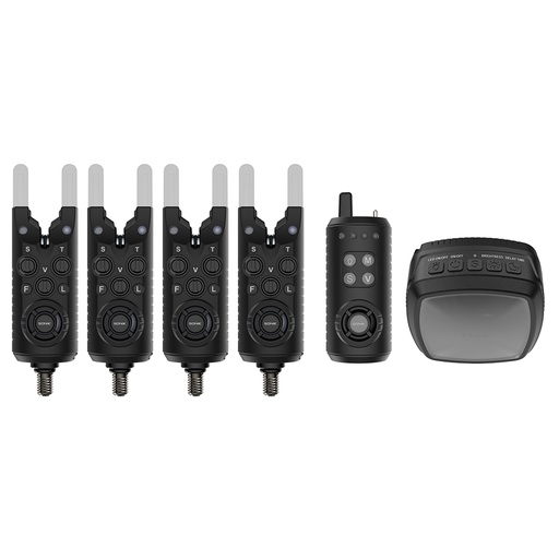 [HC0089] SONIK GIZMO2 ALARM SET 4+1 + BIVVY LAMP 