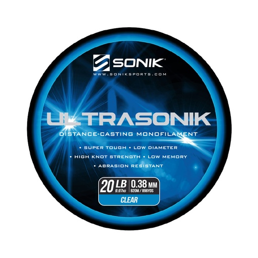 [RS0003] SONIK ULTRASONIK MONOCLR 20LB820m 0.38mm