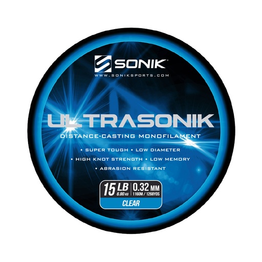 [RS0001] SONIK ULTRASONIK MONOCLR 15LB1160m 0.32mm