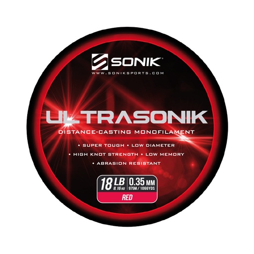[RS0007] SONIK ULTRASONIK MONORED 18LB975m 0.35mm