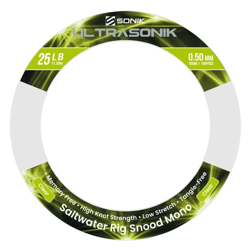 [RS0013] SONIK ULTRASONIK SNOOD 25LB 100m 0.50mm