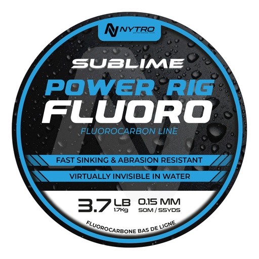 [20600033] NYTRO SUBLIME POWER RIG FLUORO 50M 0,15MM