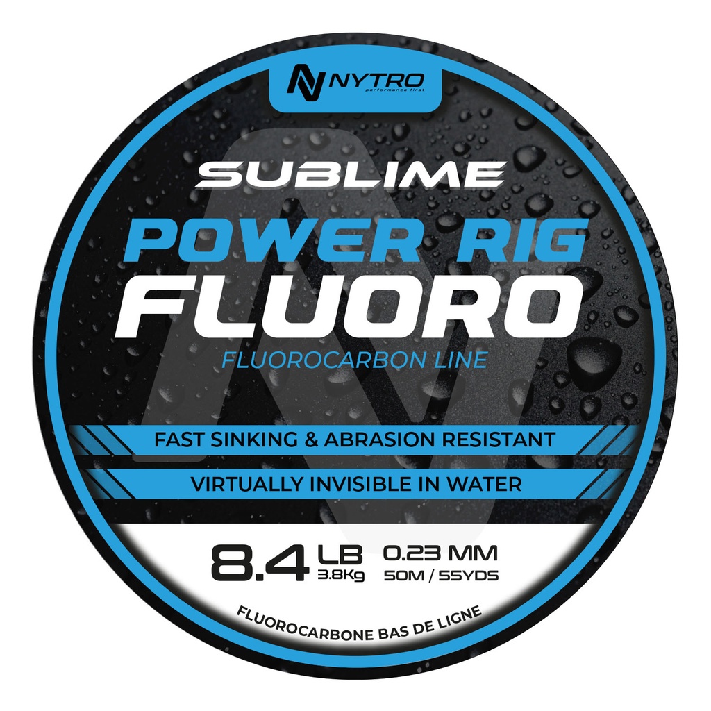 NYTRO SUBLIME POWER RIG FLUORO 50M 0,23MM