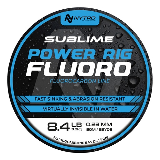 [20600037] NYTRO SUBLIME POWER RIG FLUORO 50M 0,23MM