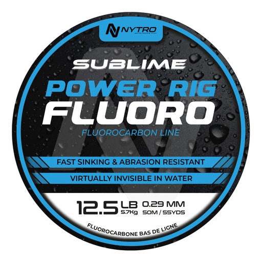 [20600039] NYTRO SUBLIME POWER RIG FLUORO 50M 0,29MM