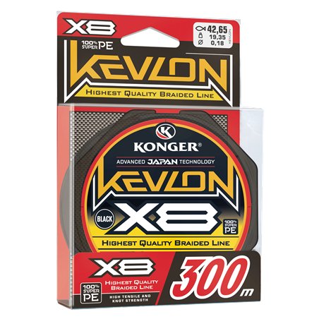 [250161025] KEVLON BLACK X8 0,25/300